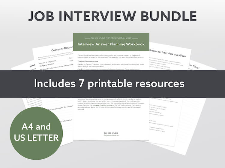 Job interview bundle